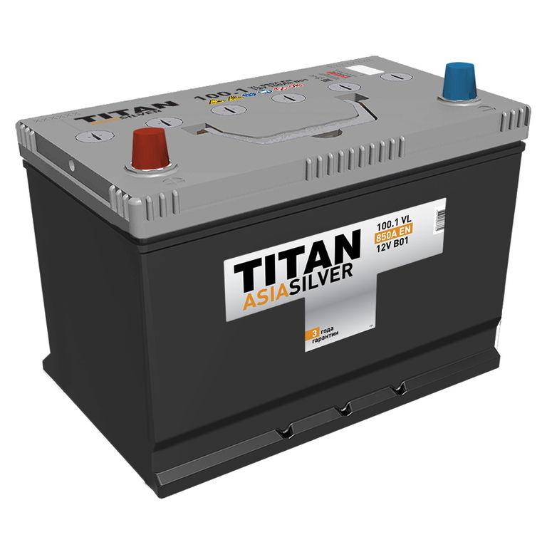 Аккумуляторная батарея TITAN ASIASILVER 6СТ-100.1 VL