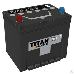 Аккумуляторная батарея TITAN ASIA STANDART 6СТ-72.1 VL 