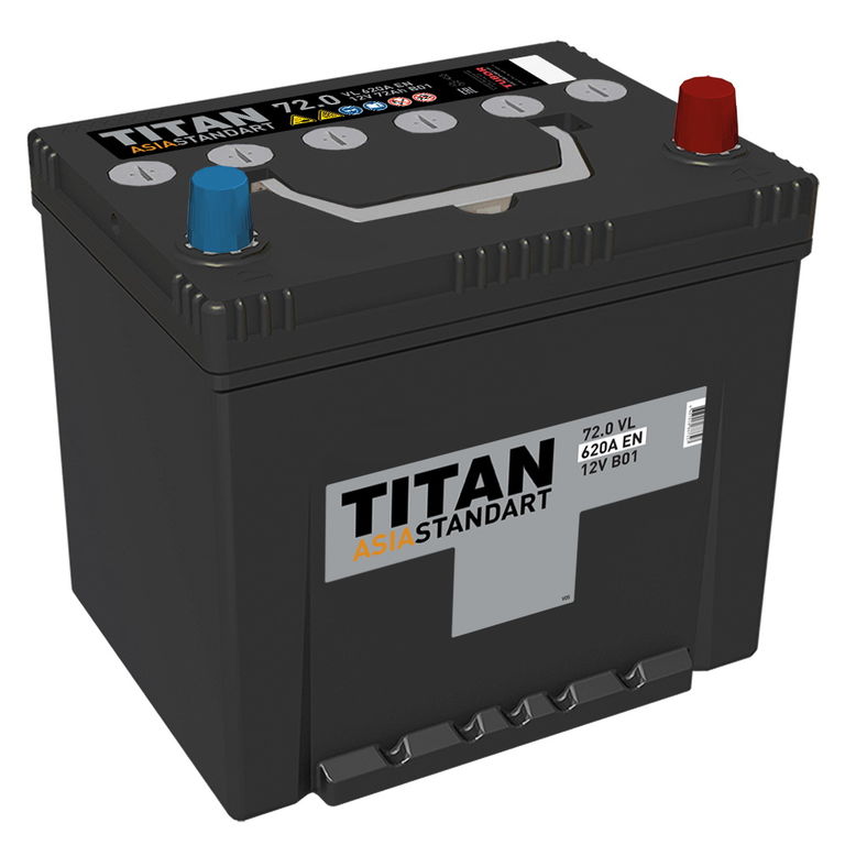 Аккумуляторная батарея TITAN ASIA STANDART 6СТ-72.0 VL