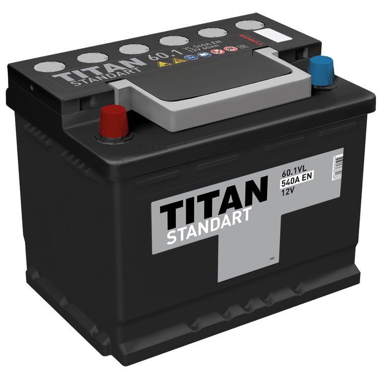 Аккумуляторная батарея TITAN STANDART 6СТ-60.1 L