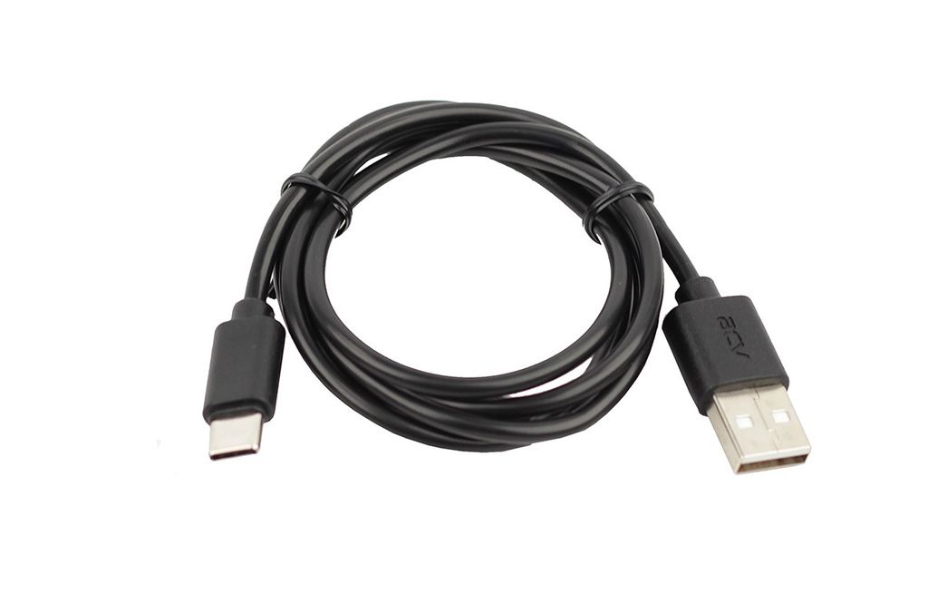 Кабель USB->Type-C ACV USB-C1BL Type-C/2.4A/1m/черный.
