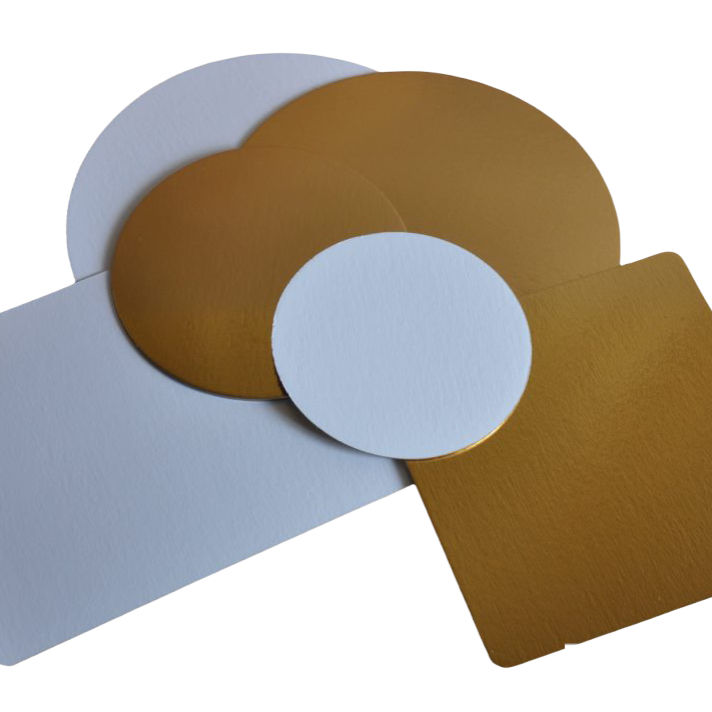 Подложка плотная золото/жемчуг прямоугольник (400 мм, 300 мм, 3.2 мм) пакет 20 шт. ЛамКарт