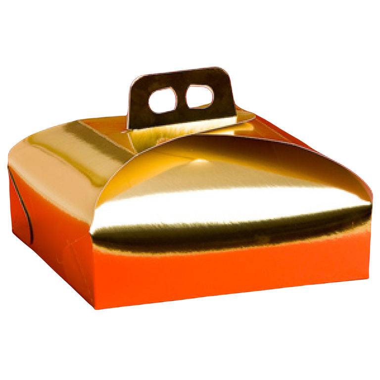 Коробка для тортов ассорти (золотая, h 70 мм, 330 мм, 330 мм) кор. 100 шт. Monteverdi