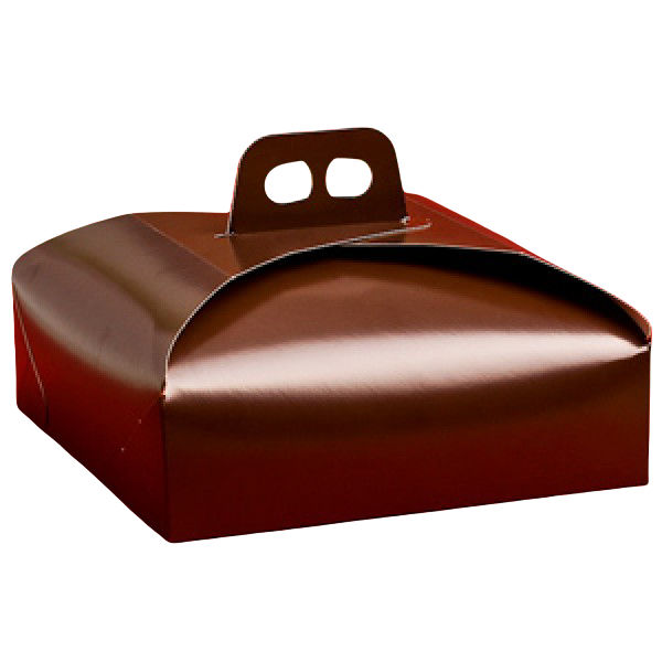 Коробка для тортов ассорти (коричневая, h 70 мм, 270 мм, 270 мм) кор. 100 шт. Monteverdi