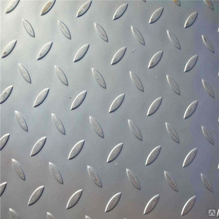 Лист алюминиевый диамант 2x1500x4000 мм АМцС ГОСТ 21631-76 