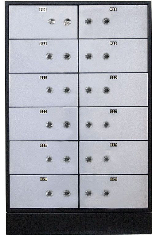 Депозитные ячейки блочного типа VALBERG DB-12S DGL (920x635x430 мм) Промет