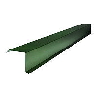 Планка торцевая для металлочерепицы (RAL 6005) зеленый мох (2м) 2,2 кг
