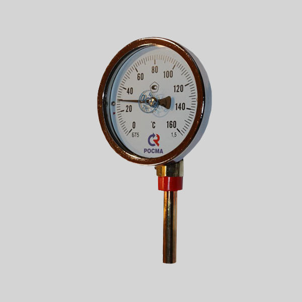 Термометр биметаллический радиальный БТ-52 (0-160С) 300мм