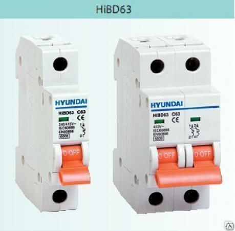 Автоматический выключатель HiBD125 3 NMCS0000C 00100 3 полюса+N, 100А, ток