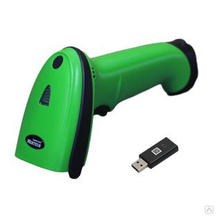 Беспроводной сканер штрих кода MERTECH CL-2200 BLE Dongle P2D USB green 