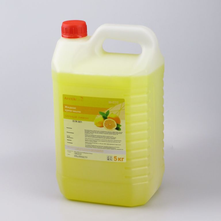 Жидкое крем-мыло "М-070" 5кг лимон #2
