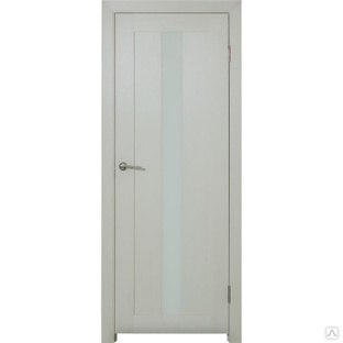 Дверь межкомнатная остеклённая ЦАРГИ COMFORT-11 Лиственница Беленая 3D 800мм BROZEX-WOOD *1 