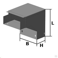 Короб угловой су 100х50