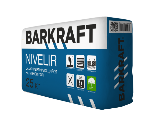 Пол наливной BARKRAFT «NIVELIR» уп/25кг.
