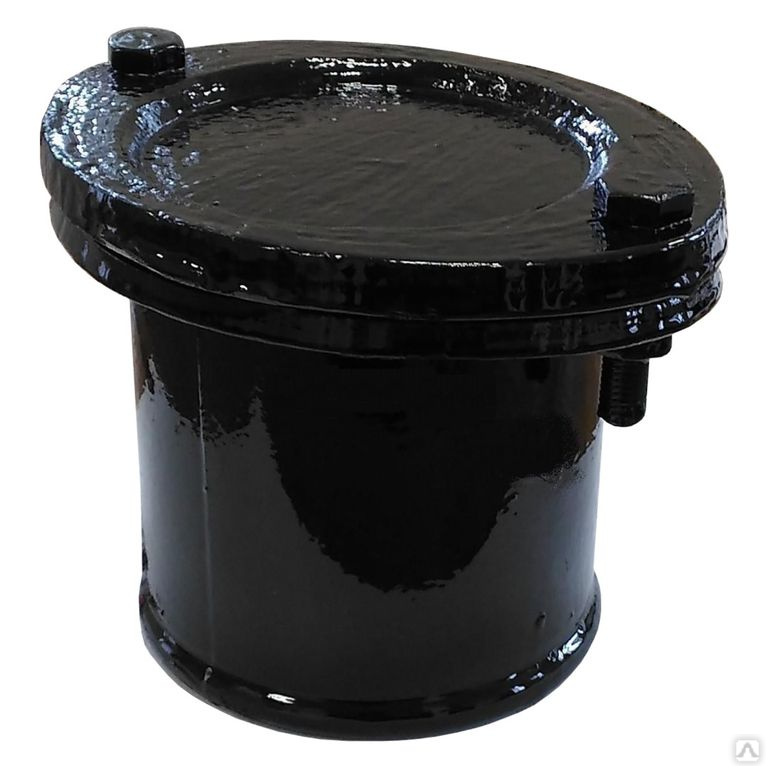 Заглушка чугунная ЧК d 100, цена в Иркутске от компании ТЕПЛОПРИБОР