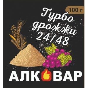 Спиртовые фруктовые турбо дрожжи 24/48 100г