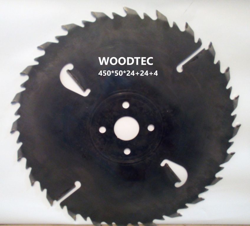 Пильный диск для пилорамы ПД-2000 мини 450*50*24z+24+4 Woodtec, от