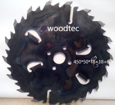 Пильный диск для пилорамы ПД-2000 мини 450*50*18z+18+4 Woodtec, от