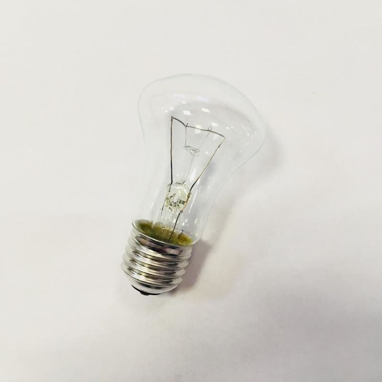 Лампа накаливания Б 230-25Вт E27 230 В (100) КЭЛЗ8101101