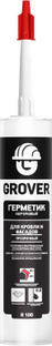 Герметик кровельный каучуковый "Grover R100 для кровли и фасадов прозрачный" 300 мл 