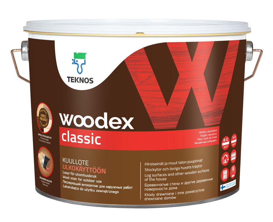 Лессирующий антисептик WOODEX CLASSIC 9л