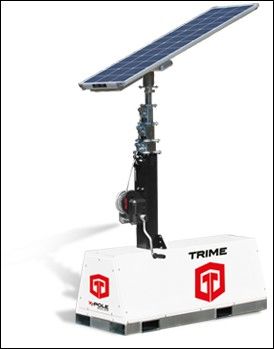 Осветительная вышка Trime X-Pole Solar на солнечных батареях