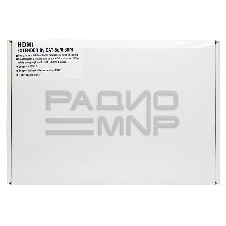 HDMI удлинитель по витой паре RJ-45 (8P8C) передатчик + приёмник до 30м "Rexant" 2