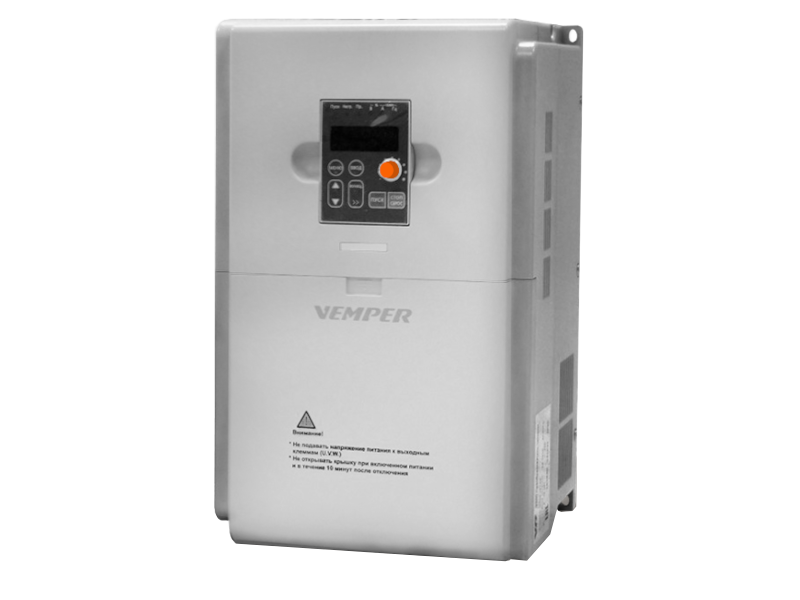 Частотный преобразователь VEMPER VR180 75/93T4 3 фазы 380В 50/60Гц 75/93 кВт