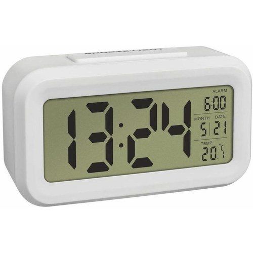 TFA 60.2018.01 с термометром белые часы