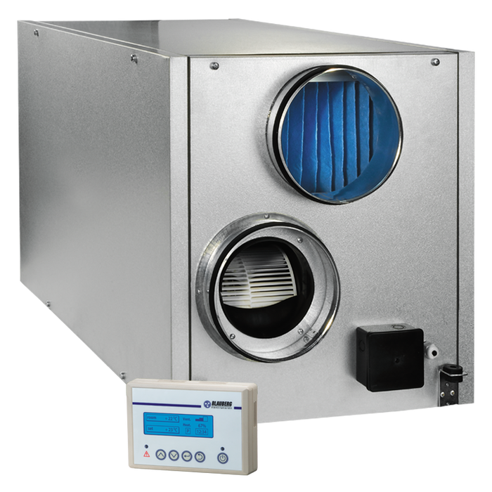 Blauberg KOMFORT LE600-4 S16 приточно-вытяжная установка вентиляции с рекуперацией