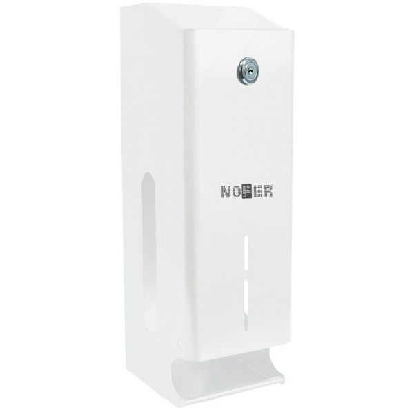 Nofer 350х118х118 для III рулонов белый (05102.W) диспенсер для туалетной бумаги