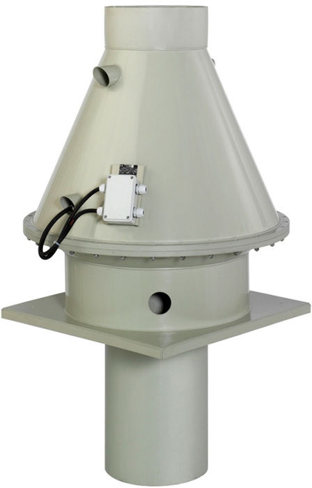 Systemair DVP 400D4-8-L roof fan plastic вентилятор