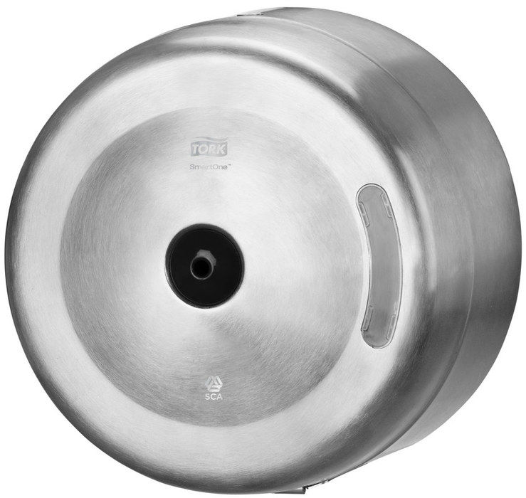 Tork SmartOne Т8 металлик (арт.472054) диспенсер для туалетной бумаги