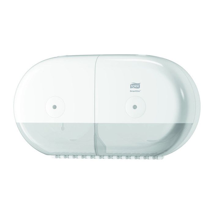 Tork SmartOne двойной в мини-рулонах Т9 белый (арт.682000) диспенсер для туалетной бумаги