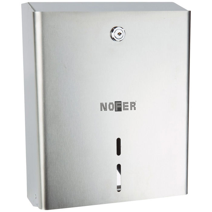 Nofer 340х288х115 для больших рулонов матовый (05104.S) диспенсер для туалетной бумаги