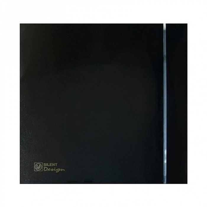 Soler & Palau SILENT-100 CRZ BLACK DESIGN-4C черный вытяжной осевой вентилятор