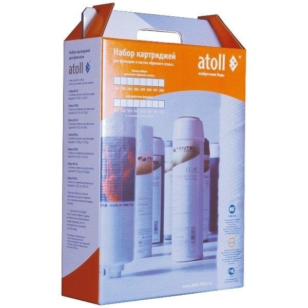 Atoll набор №204 набор фильтрующих элементов