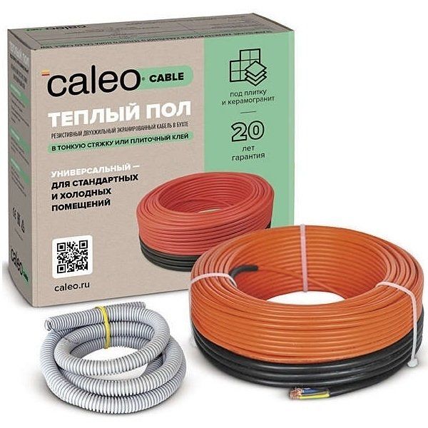 Caleo CABLE 18W-50 нагревательный кабель 6 м2