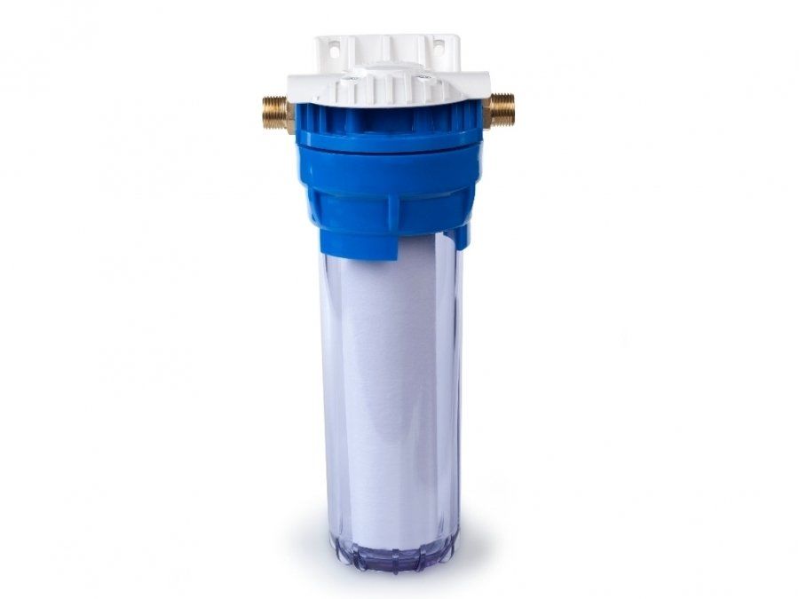 Гейзер 1П прозр.10 3/4 магистральный фильтр для очистки воды