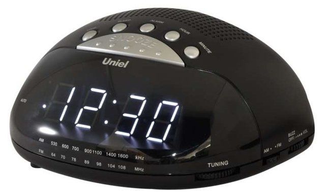 Uniel UTR-21WK с будильником настольные часы с радио