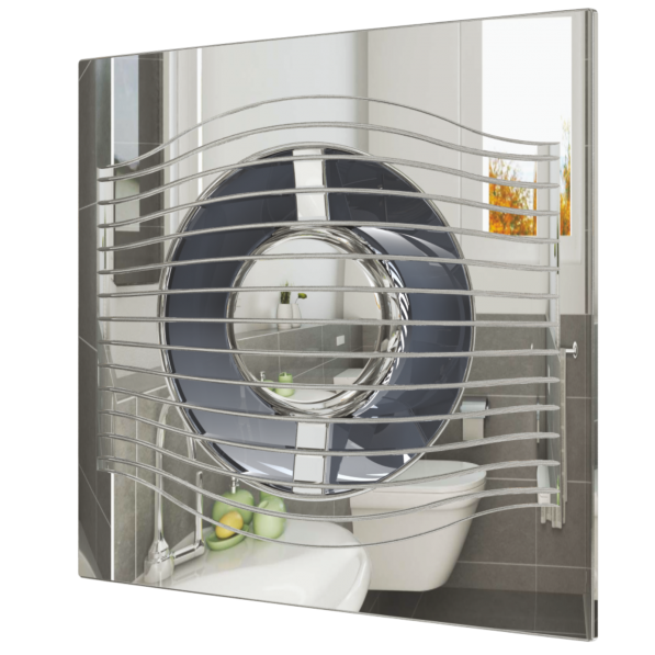 DiCiTi SLIM 4C Chrome вытяжка для ванной диаметр 100 мм