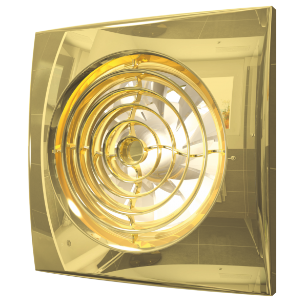 ERA AURA 4C Gold вытяжка для ванной диаметр 100 мм