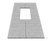 Комплект плит мощения «Кирпичик» (2150x1100x50 мм) из бетона #2