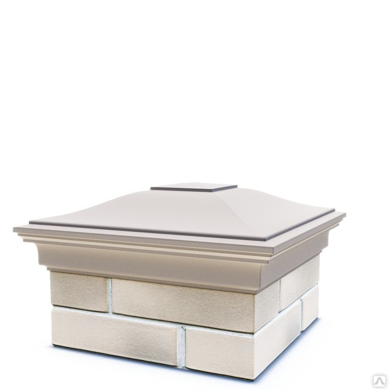 Колпак для забора Бежевый 1,5х1,5 и 1,5х2 кирпича, цена в Ростове-на ...