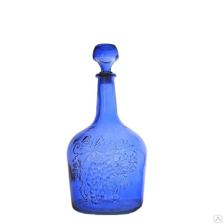 Бутылка "Фуфырёк" 1,5 литра синяя