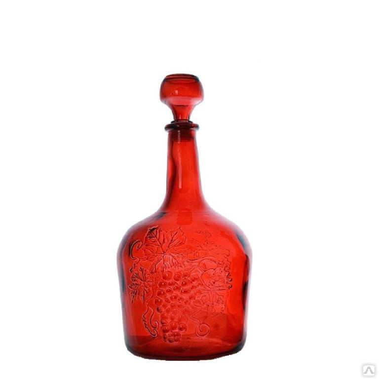 Бутылка "Фуфырёк" 1,5 литра красная