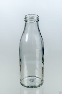 Бутылка стеклянная 0,5 л молочная "Премиум", d-43 