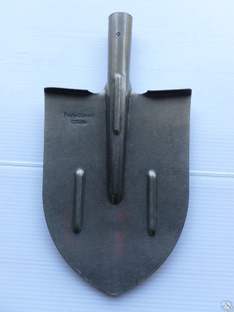 Лопата копальная остроконечная (рельсовая сталь, 850 гр) 