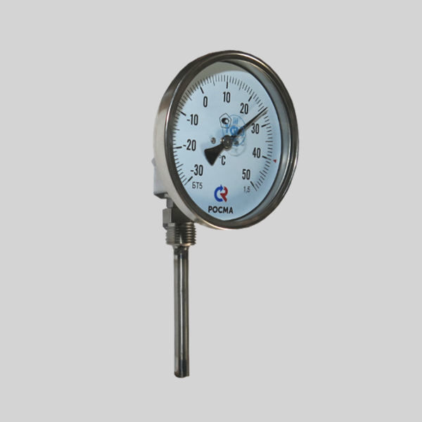 Термометр биметаллический коррозионностойкий БТ-54 (-40 +60С) 100мм