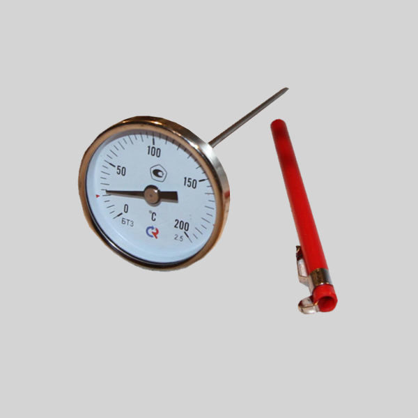 Термометр биметаллический с иглой БТ 23 (0-200С)